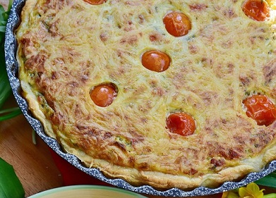 Lekkere vezelrijke hartige taart met broccoli en geitenkaas