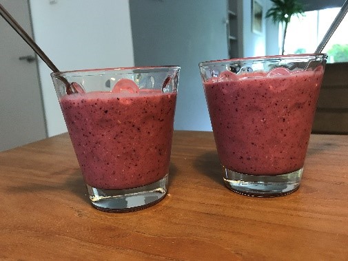 frisse ontbijt smoothie